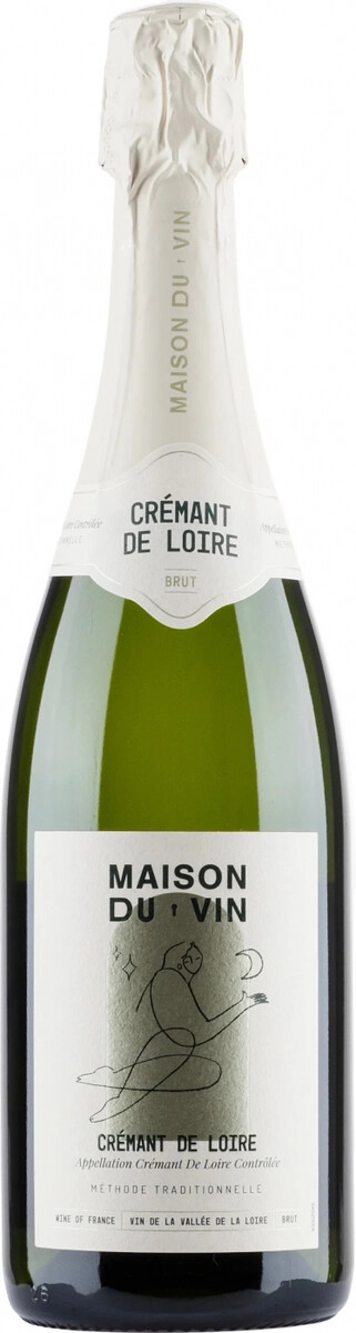 Игристое вино "Maison du Vin" Cremant de Loire AOC Brut