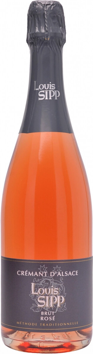 Игристое вино Louis Sipp, Cremant d'Alsace Rose Brut AOC