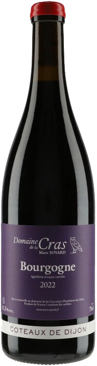 Вино Domaine de la Cras/Marc Soyard, Bourgogne AOC Rouge "Coteaux de Dijon"