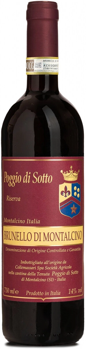 Вино Poggio di Sotto, Brunello di Montalcino Riserva DOCG