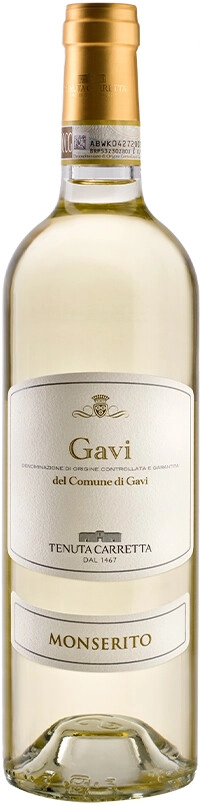 Вино Tenuta Carretta, "Monserito" Gavi del Comune di Gavi DOCG