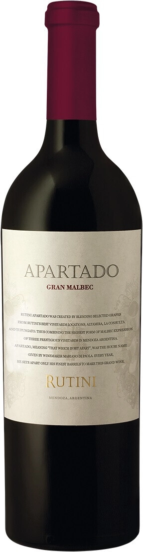 Вино Rutini, "Apartado" Gran Malbec
