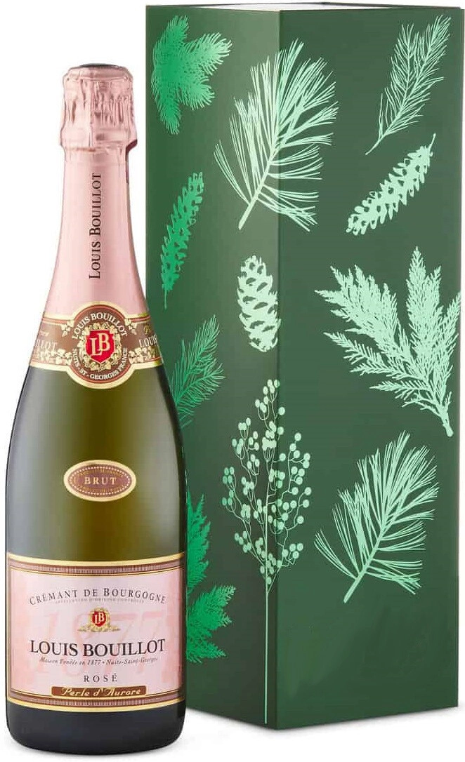 Игристое вино Louis Bouillot, "Perle d'Aurore" Brut Rose, Cremant de Bourgogne AOC