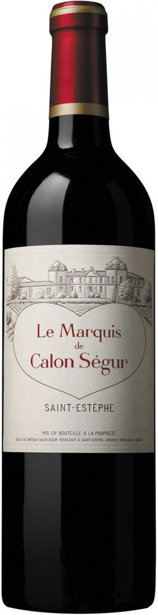 Вино "Le Marquis de Calon Segur", Saint-Estephe AOC