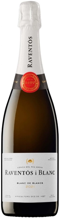 Игристое вино Raventos i Blanc, Blanc de Blancs Brut, Cava DO