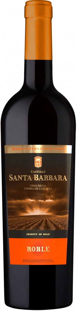 Вино "Castillo Santa Barbara" Roble, Valdepenas DO