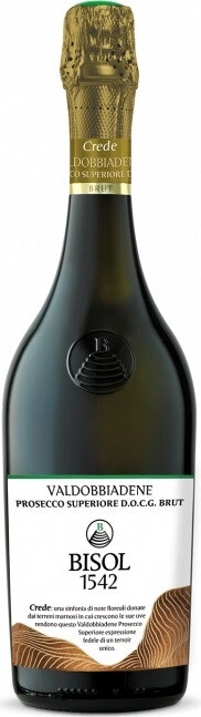 Игристое вино Bisol, "Crede", Prosecco di Valdobbiadene Superiore DOCG