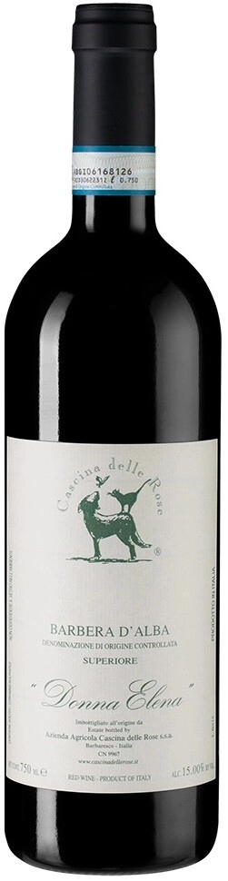 Вино Cascina delle Rose, Barbera d'Alba Superiore “Donna Elena" DOC