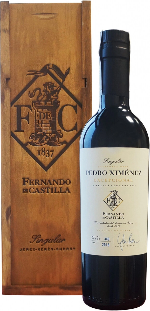 Херес Fernando de Castilla, "Singular" Pedro Ximenez Excepcional