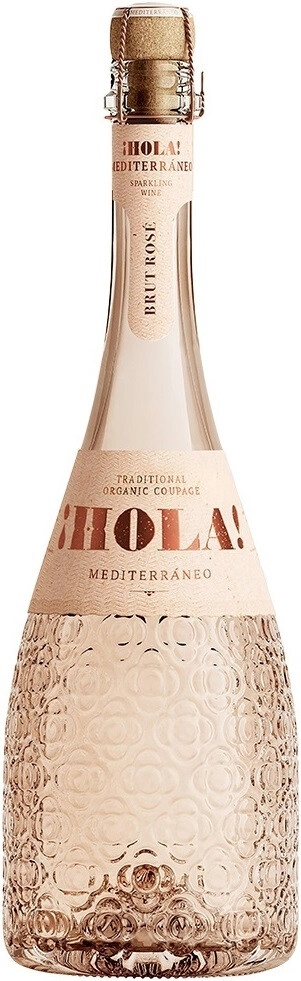 Игристое вино "Hola" Mediterraneo Rose Brut