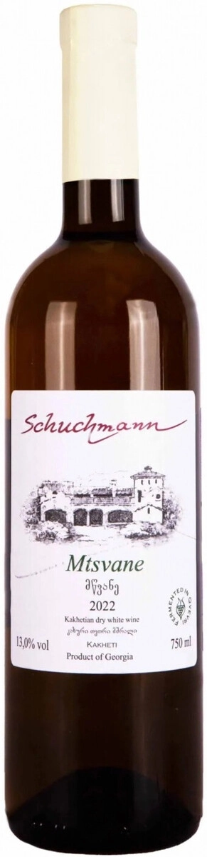 Вино Schuchmann, Mtsvane Kakhetian