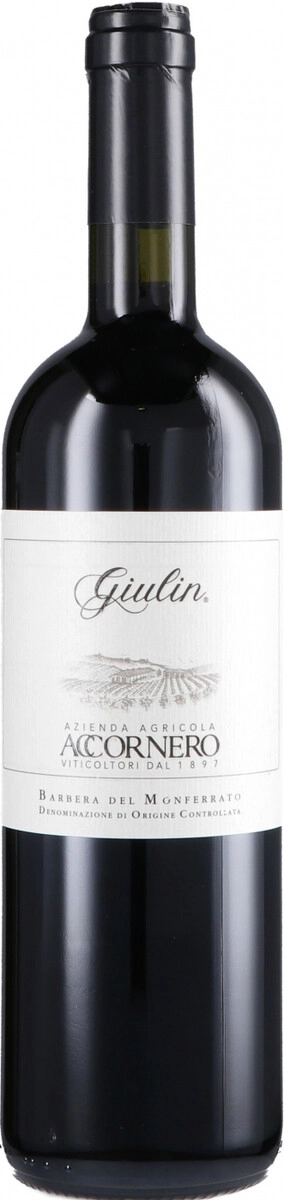 Вино Accornero, "Giulin", Barbera del Monferrato DOC