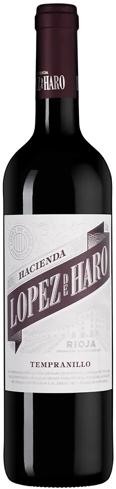 Вино Hacienda Lopez de Haro, Tempranillo, Rioja DOCa