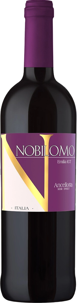 Вино "Nobilomo" Ancellotta Semi-Sweet, Emilia IGT