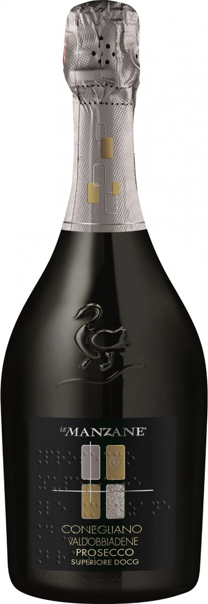 Игристое вино Le Manzane, Conegliano Valdobbiadene DOCG Prosecco Superiore Brut