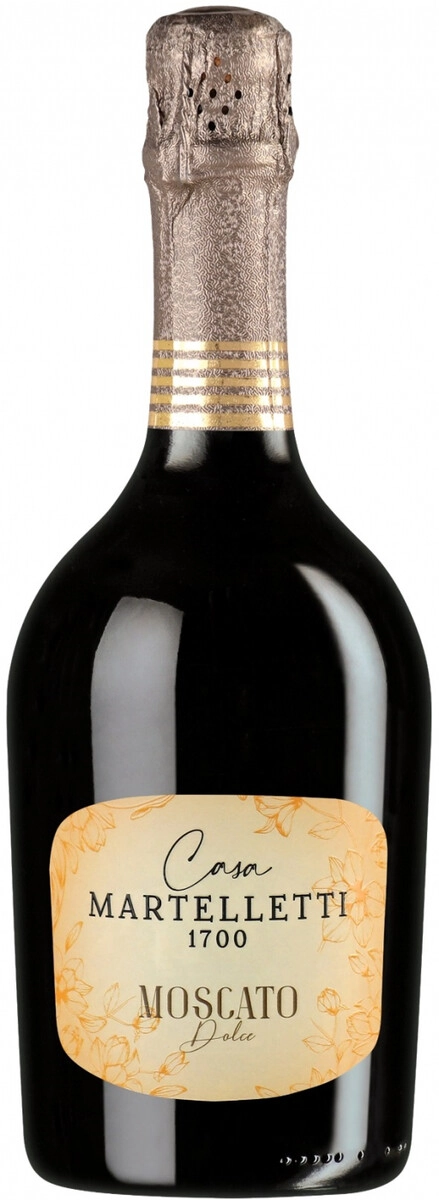 Игристое вино Casa Martelletti, "1700" Moscato Dolce