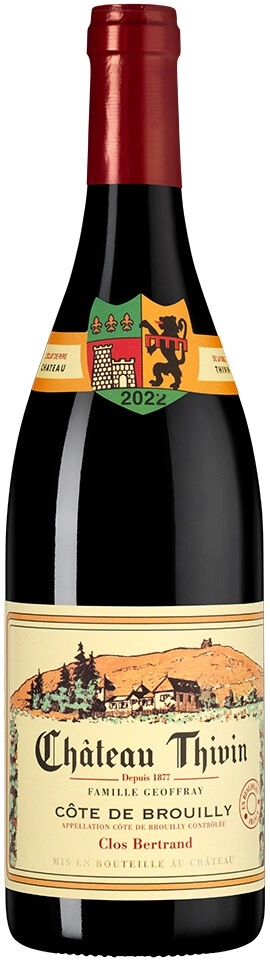 Вино Chateau Thivin, "Clos Bertrand" Cote de Brouilly AOC