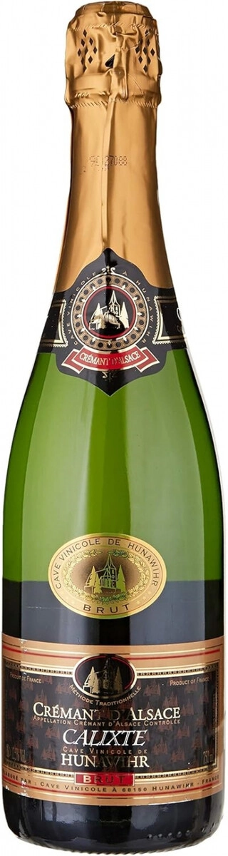Игристое вино Hunawihr, "Calixte" Brut, Cremant d'Alsace АОC