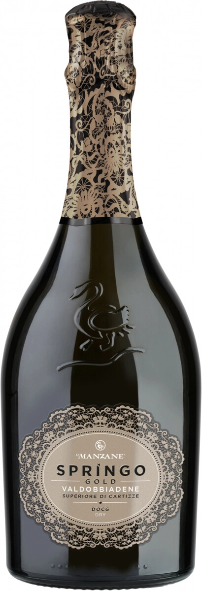 Игристое вино Le Manzane, "Springo Gold" Prosecco Valdobbiadene Superiore di Cartizze DOCG Dry