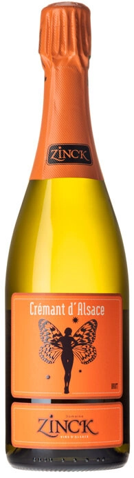 Игристое вино Domaine Zinck, Cremant d'Alsace Brut AOC
