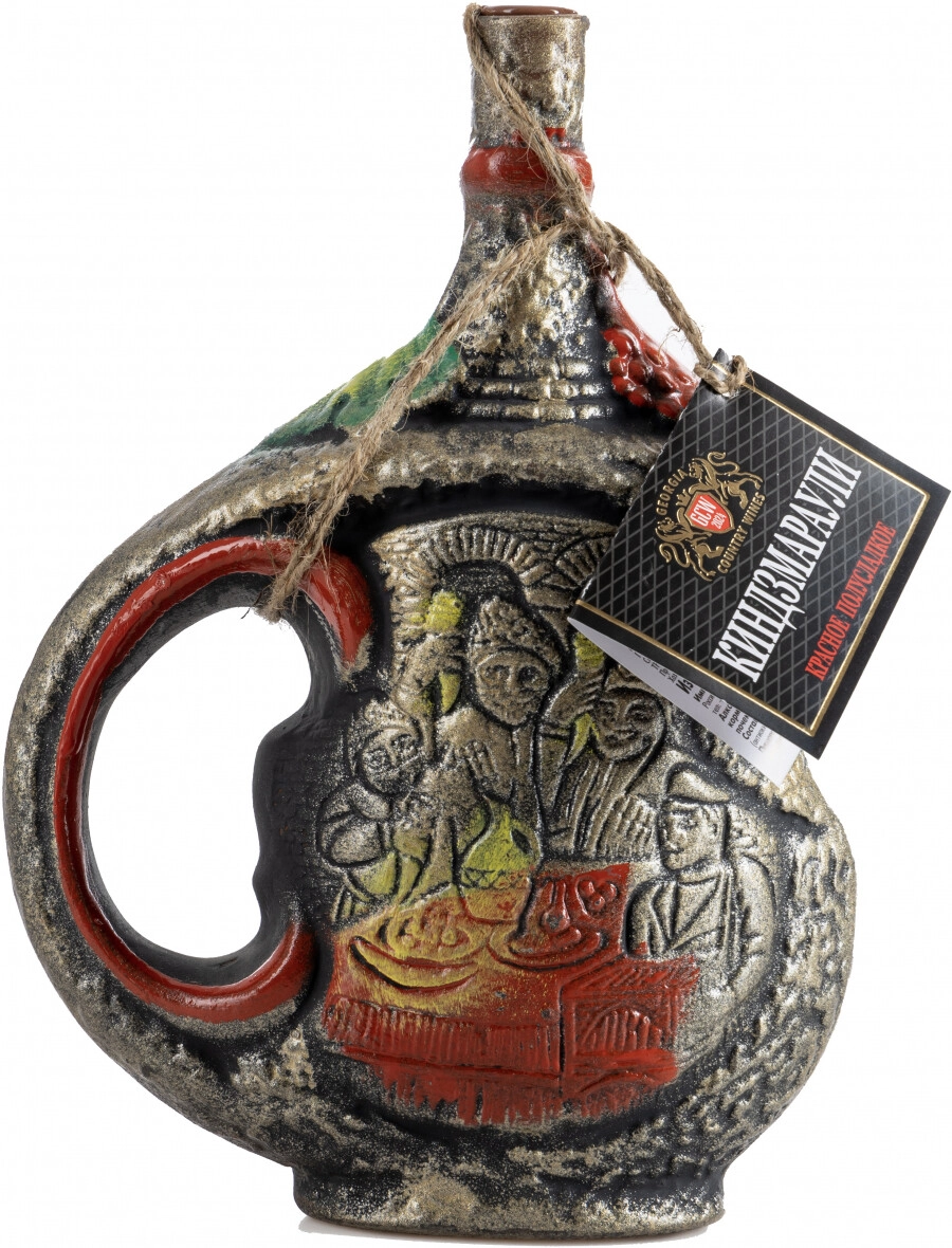 Вино Imedi-96, "Georgia Country Wines" Kindzmarauli, ceramic jug
