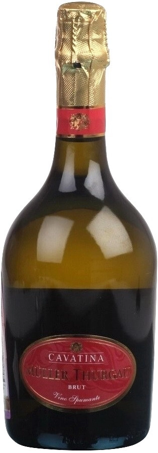 Игристое вино "Cavatina" Muller Thurgau Brut, bottle "Atmosphere"