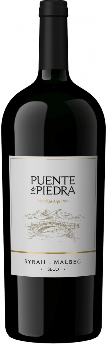 Вино "Puente de Piedra" Syrah-Malbec