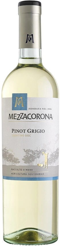 Вино Mezzacorona, Pinot Grigio, Trentino DOC