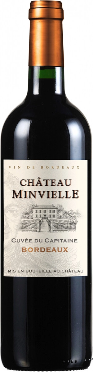 Вино Chateau Minvielle, "Cuvee du Capitaine" Rouge, Bordeaux AOC