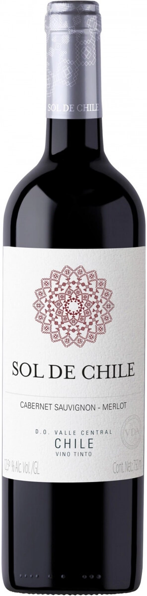 Вино "Sol de Chile" Cabernet Sauvignon-Merlot, Valle Central DO
