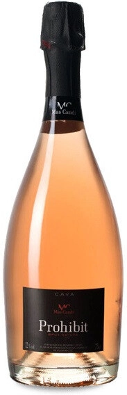 Игристое вино Mas Candi, "Prohibit" Brut Nature Rosado