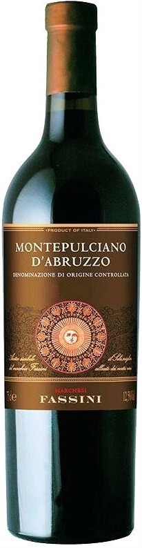 Вино Fassini, Montepulciano d'Abruzzo