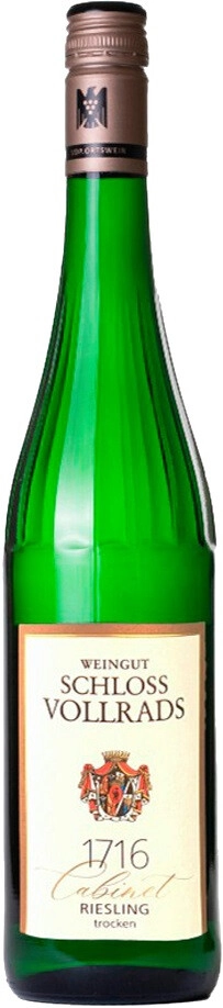Вино Schloss Vollrads, "1716 Cabinet" Riesling Trocken, Ortswein VDP