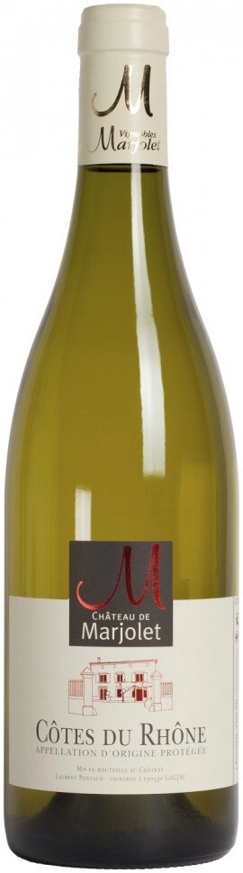 Вино Chateau de Marjolet, Cotes du Rhone AOC Blanc