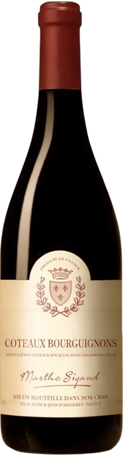 Вино "Marthe Sigaud" Coteaux Bourguignons AOC