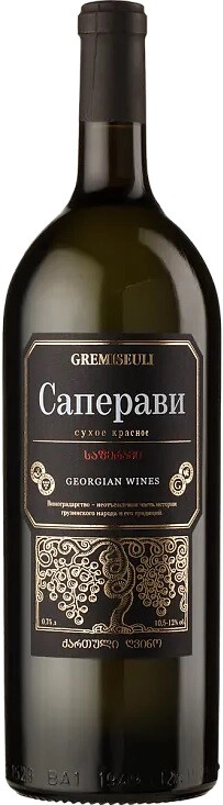 Вино Georgian Wine House, "Gremiseuli" Saperavi
