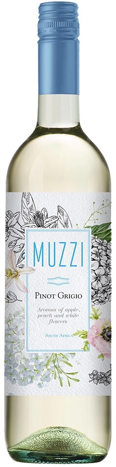 Вино "Muzzi" Pinot Grigio, Western Cape WO
