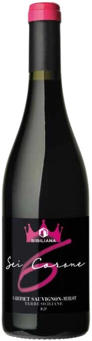 Вино Sibiliana, "Sei Corone" Cabernet Sauvignon-Merlot, Terre Siciliane IGP