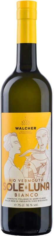 Вермут Walcher, "Sole e Luna" Vermouth Bianco Bio