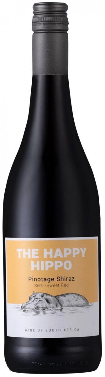 Вино "The Happy Hippo" Pinotage-Shiraz