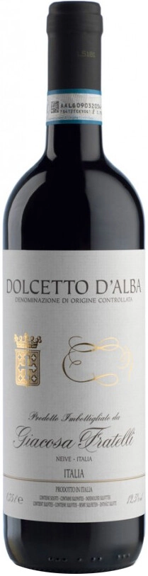 Вино Giacosa Fratelli, Dolcetto d'Alba DOC