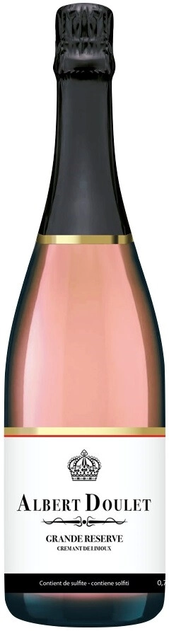 Игристое вино Domaine Albert Doulet, Cremant de Limoux AOC Rose