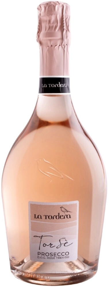 Игристое вино La Tordera, "Tor Se" Prosecco DOC Rose