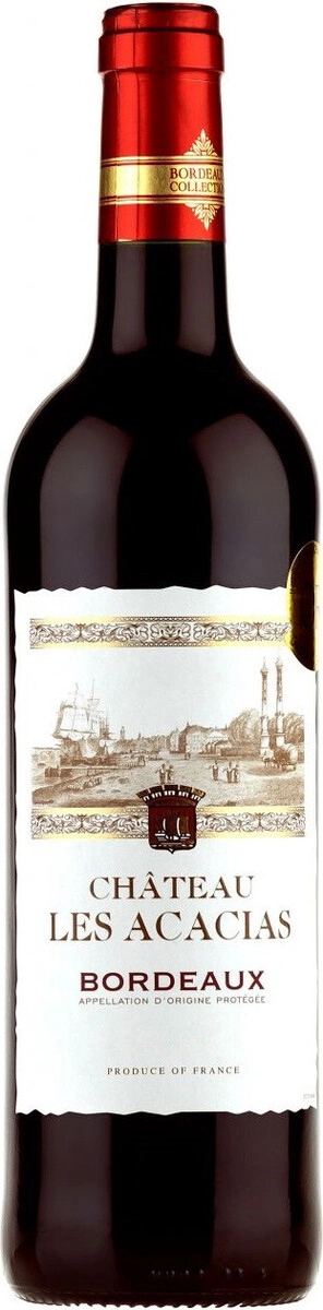 Вино Chateau les Acacias, Bordeaux AOP