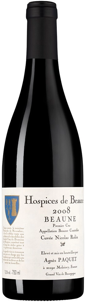 Вино Domaine Agnes Paquet, "Hospices de Beaune" Beaune 1-er Cru "Cuvee Nicolas Rolin" AOC
