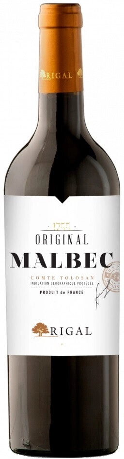 Вино Rigal, "Original" Malbec, Comte Tolosan IGP