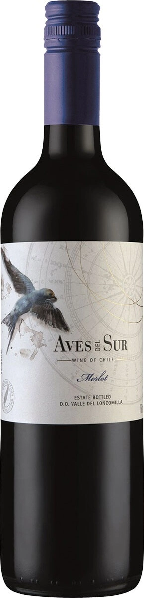 Вино Vina Carta Vieja, "Aves del Sur" Merlot, Central Valley