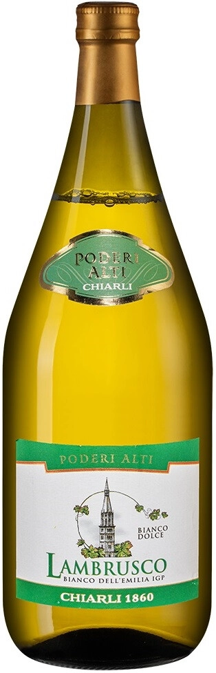 Игристое вино Lambrusco Dell'Emilia Poderi Alti IGT
