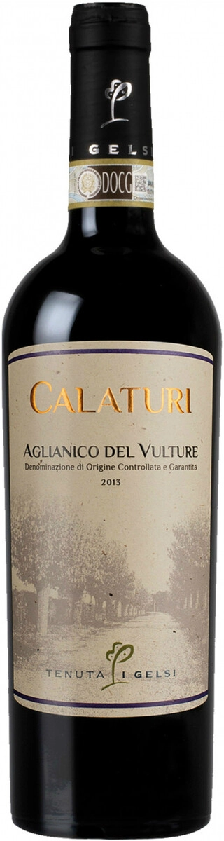 Вино Tenuta i Gelsi, "Calaturi" Aglianico del Vulture DOCG