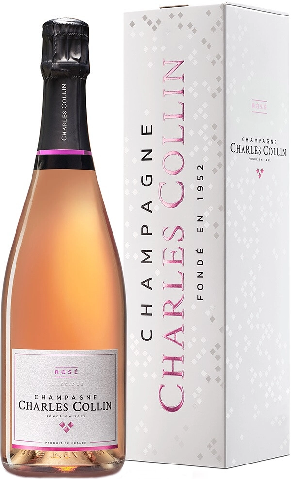 Шампанское Charles Collin, Rose Brut, Champagne AOC